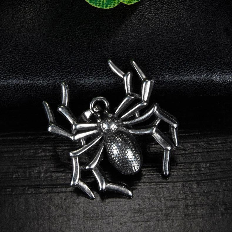 Bold Punk Spider Men's Necklace