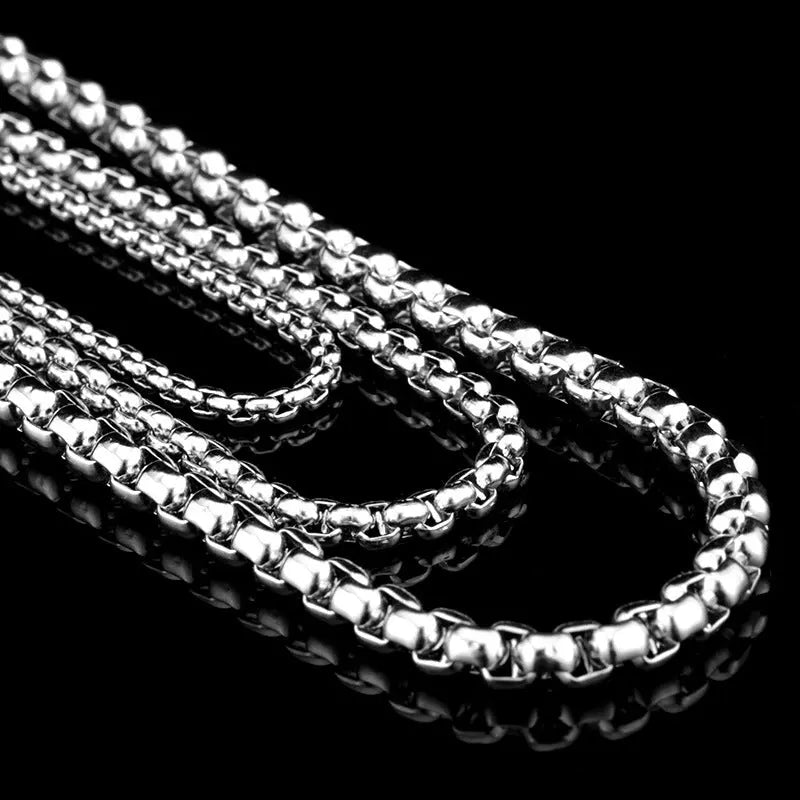 Box Chain Stainless Steel Necklace VRAFI