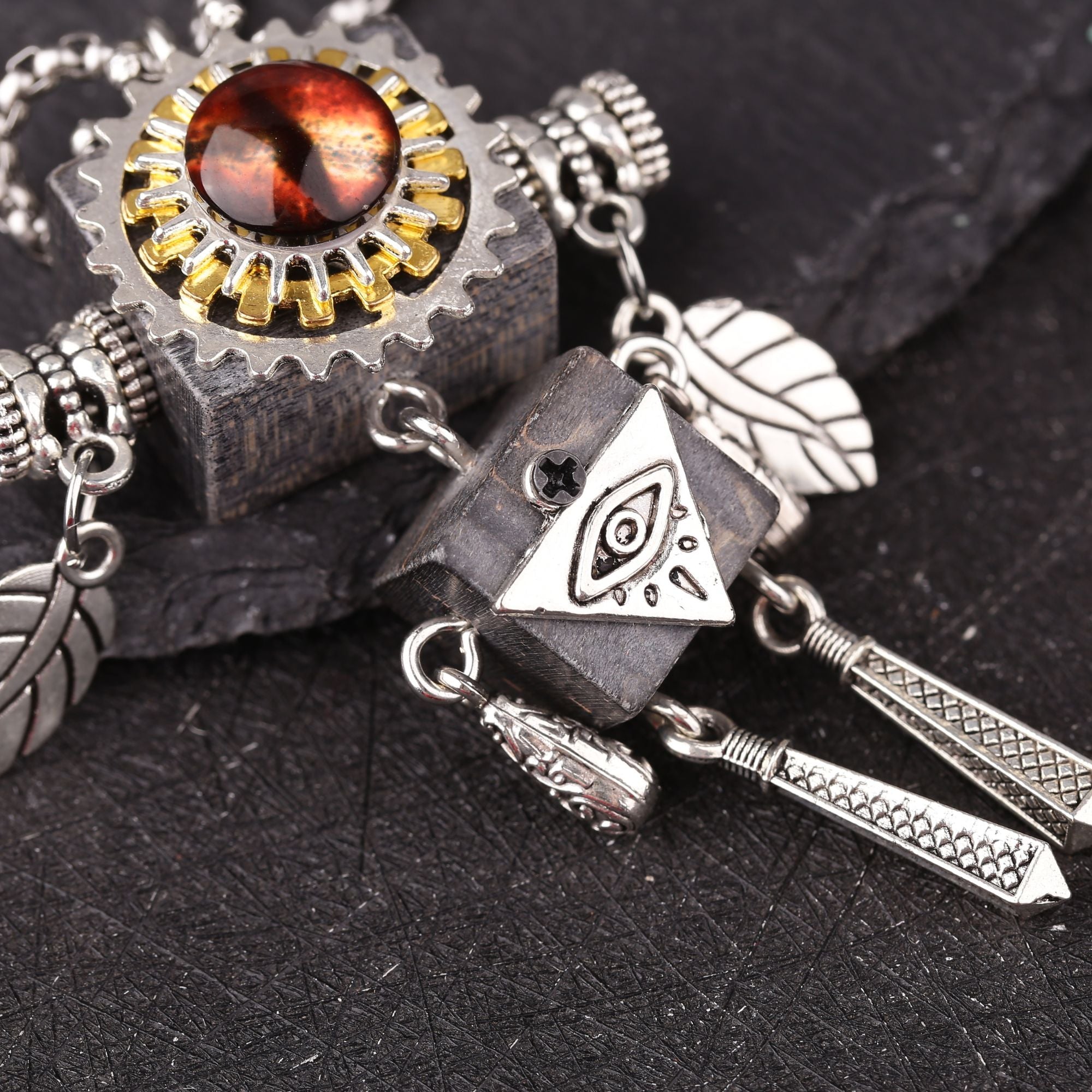 Collier en acier inoxydable avec chaîne cubaine