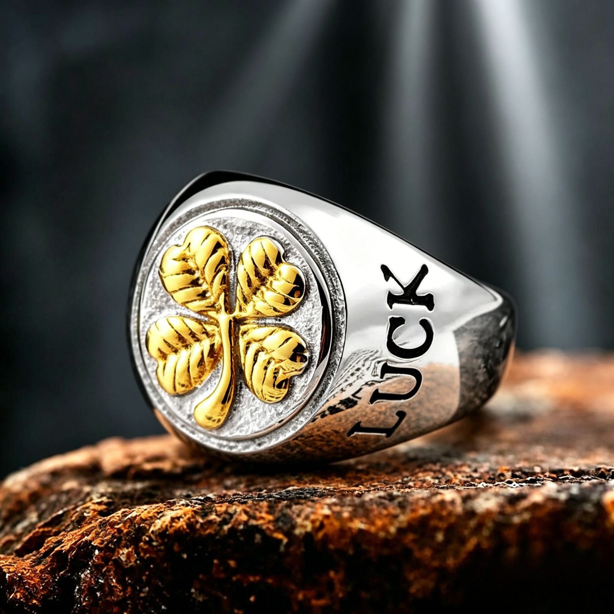 Gook Luck Shamrock Ring