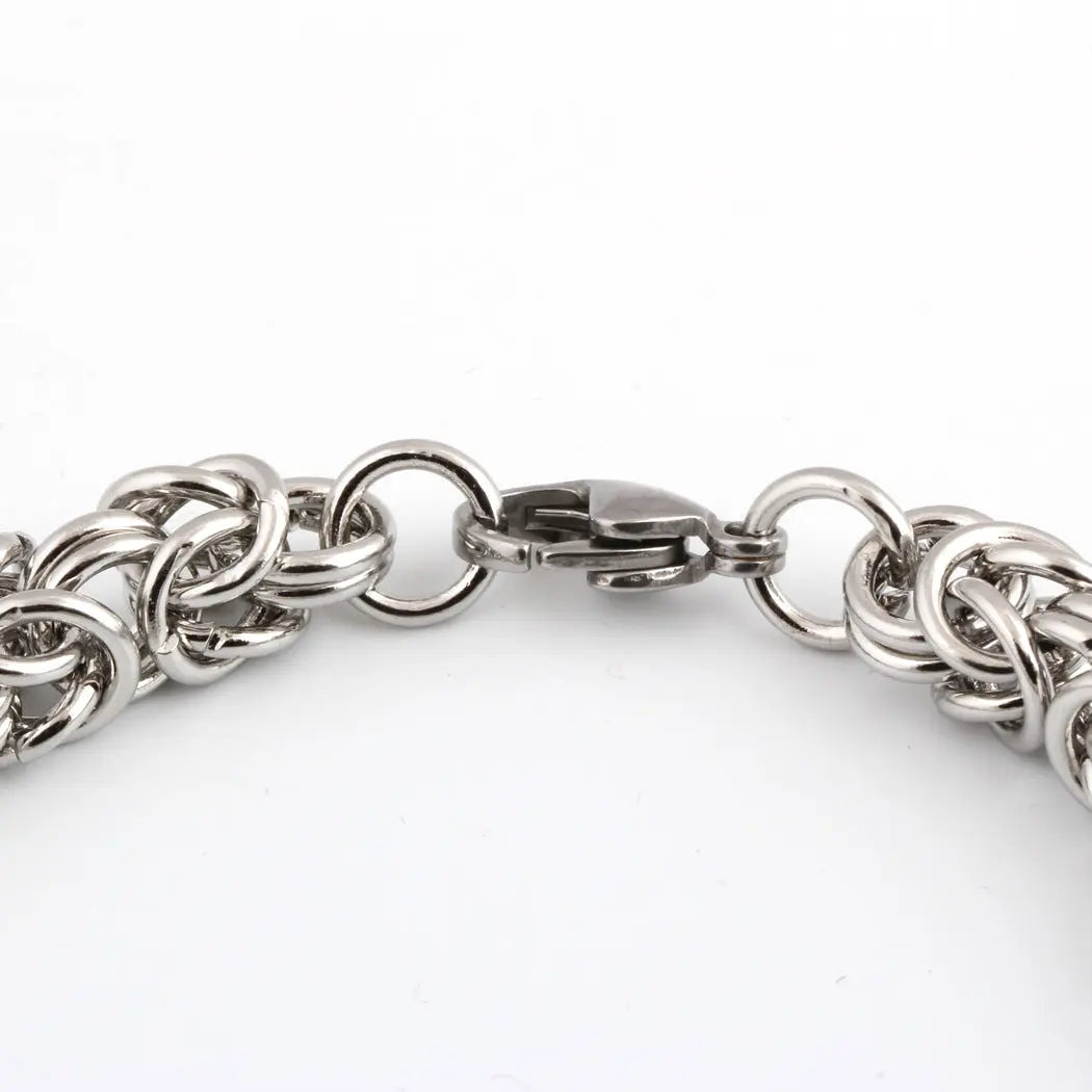 Byzantine Link Stainless Steel Bracelet VRAFI