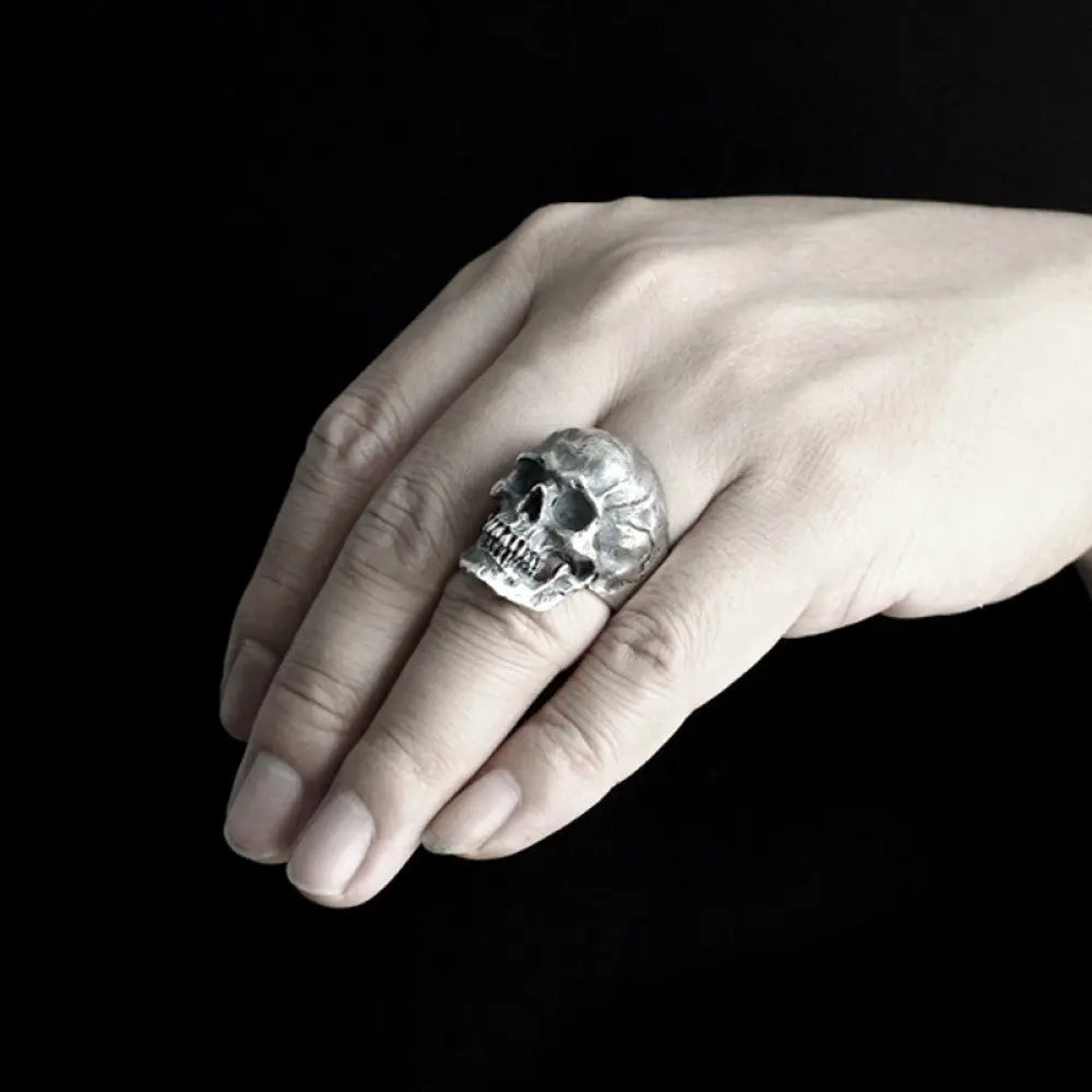 Calvarium Skull Stainless Steel Ring - Vrafi Jewelry