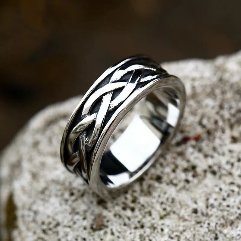 Celtic Knot Stainless Steel Ring VRAFI
