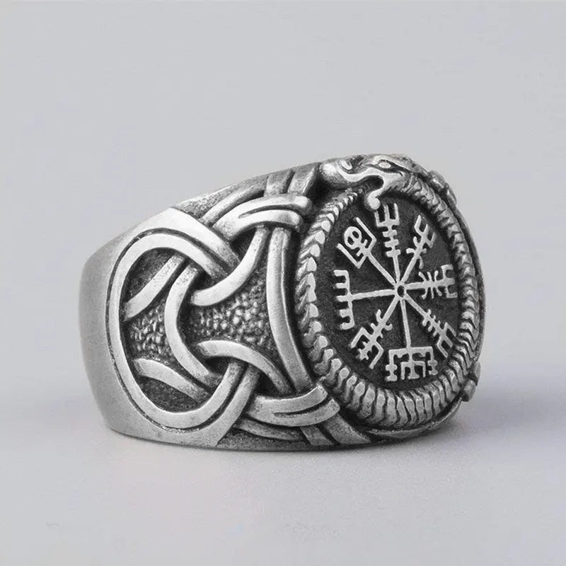 Celtics Nordic Amulet Stainless Steel Ring - Vrafi Jewelry
