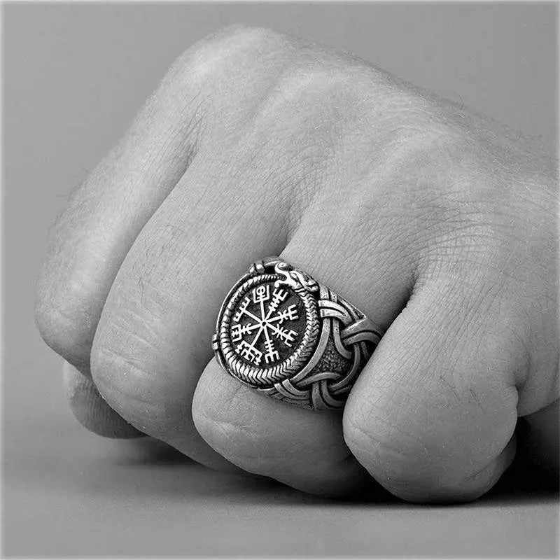 Celtics Nordic Amulet Stainless Steel Ring - Vrafi Jewelry