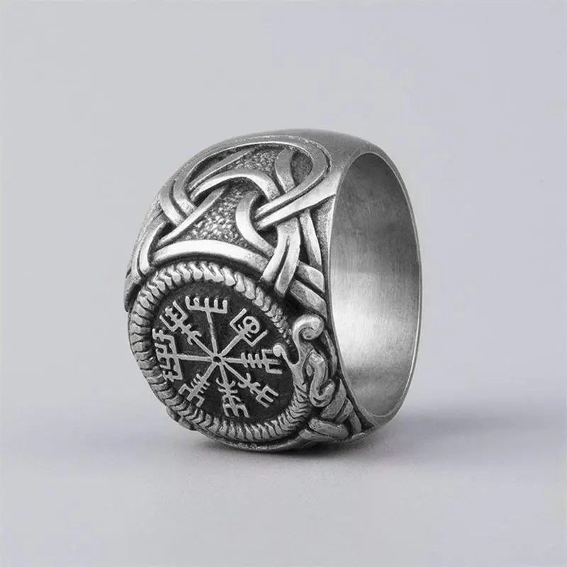 Celtics Nordic Amulet Stainless Steel Ring - Vrafi Jewelry