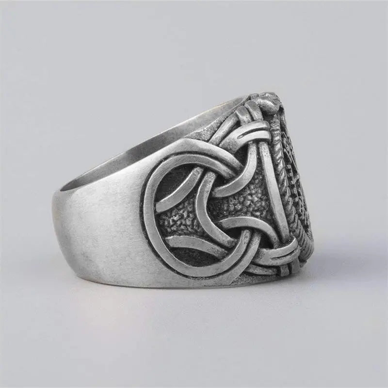 Celtics Nordic Amulet Stainless Steel Ring - Vrafi Jewelry