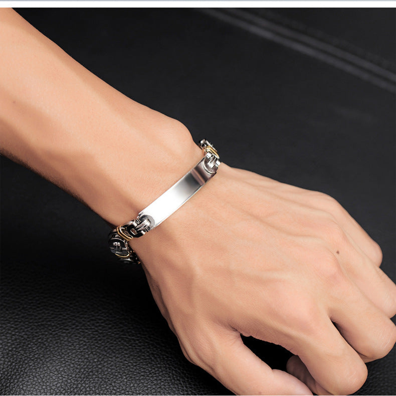 Bracelet Perlé Acier Inoxydable Albâtre