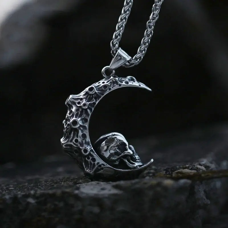 Crescent Skull Pendant VRAFI