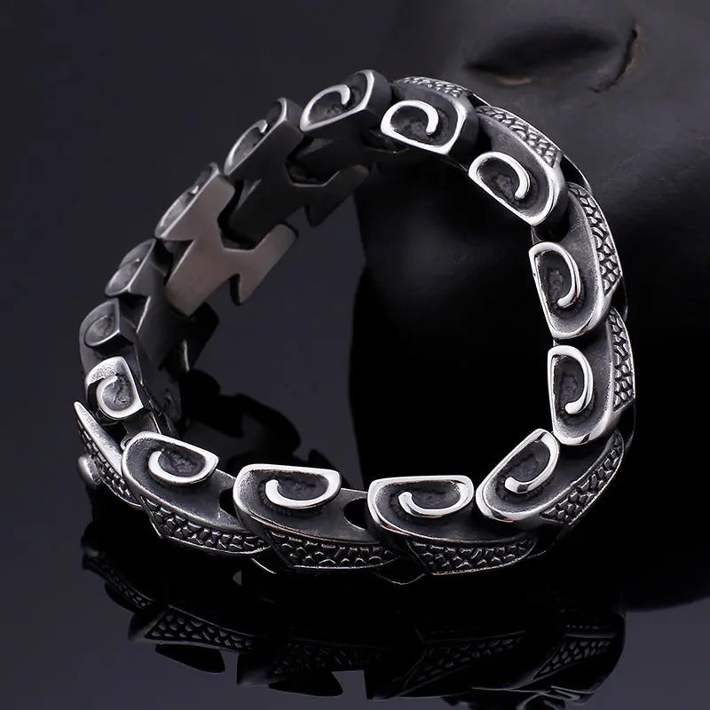 Dragon Bone Stainless Steel Bracelet VRAFI