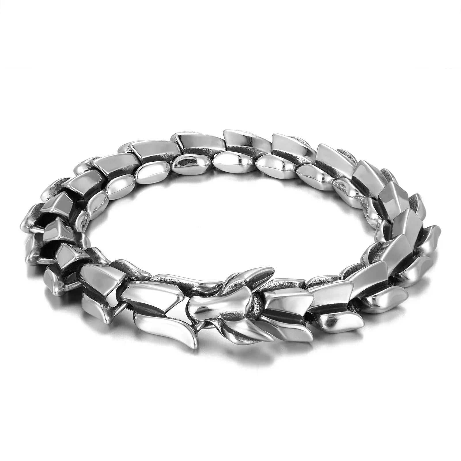 Eastern Dragon Bone Chain Bracelet - Vrafi Jewelry