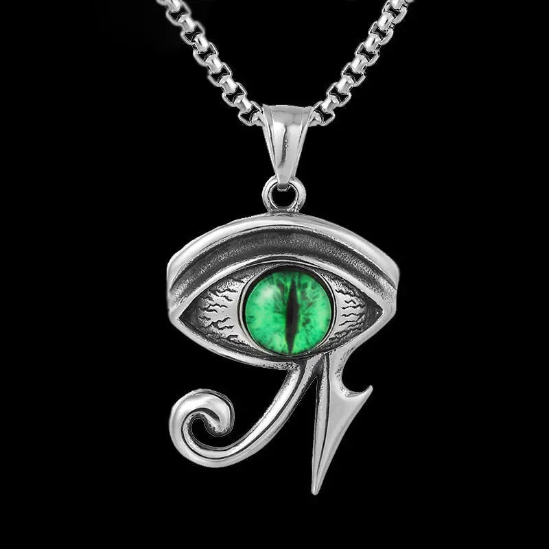 Eye of Horus Stainless Steel Pendant - Vrafi Jewelry