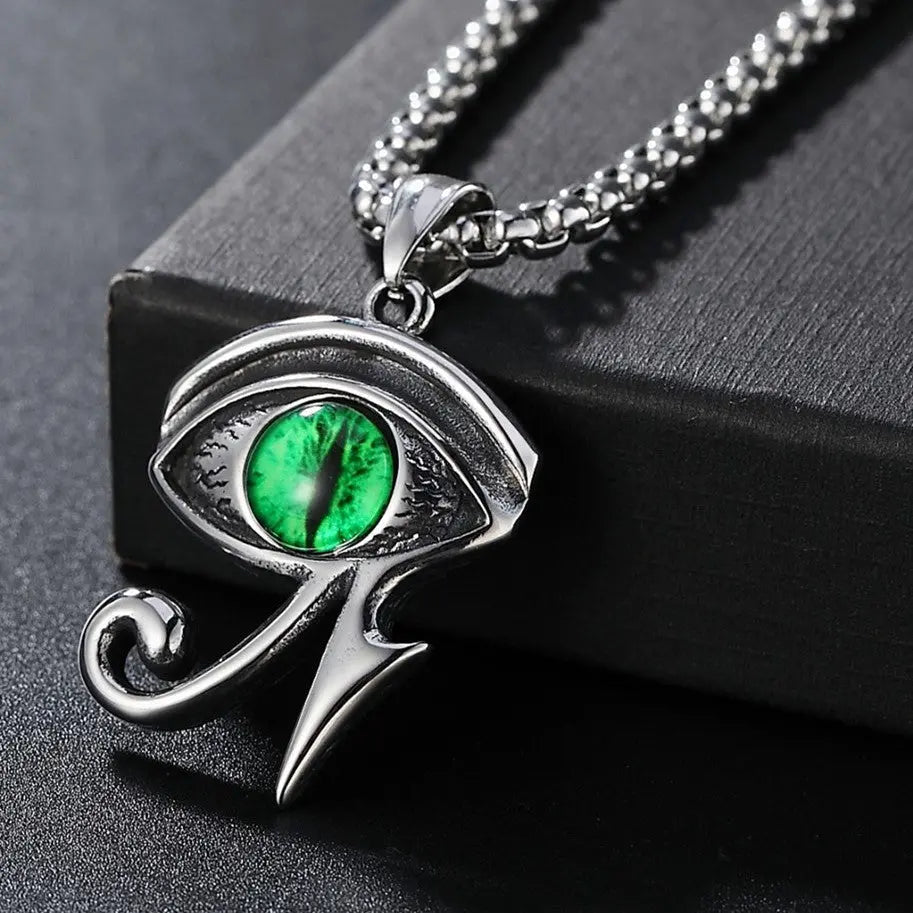 Eye of Horus Stainless Steel Pendant - Vrafi Jewelry