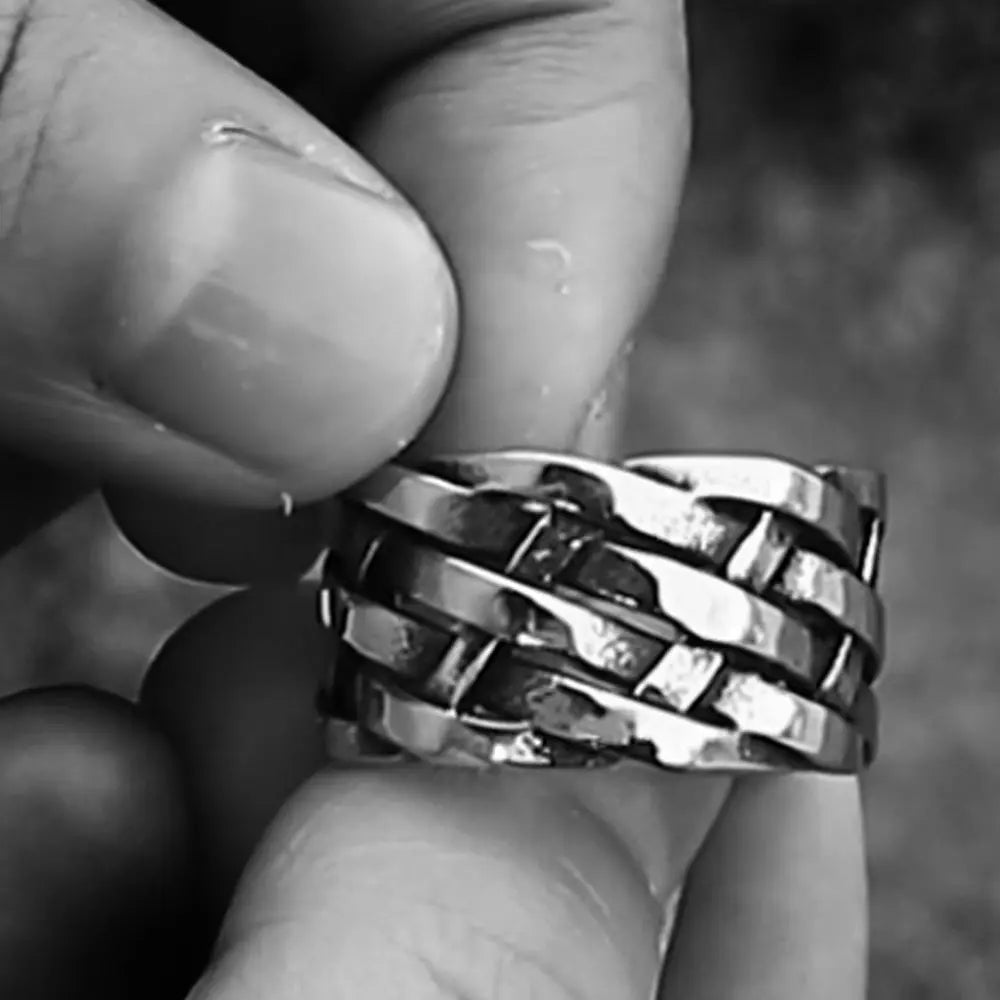 Fence Style Stainless Steel Ring VRAFI