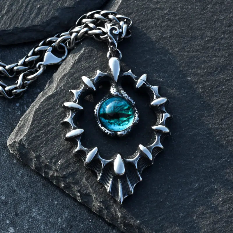 Floating Evil Eye Stainless Steel Pendant VRAFI