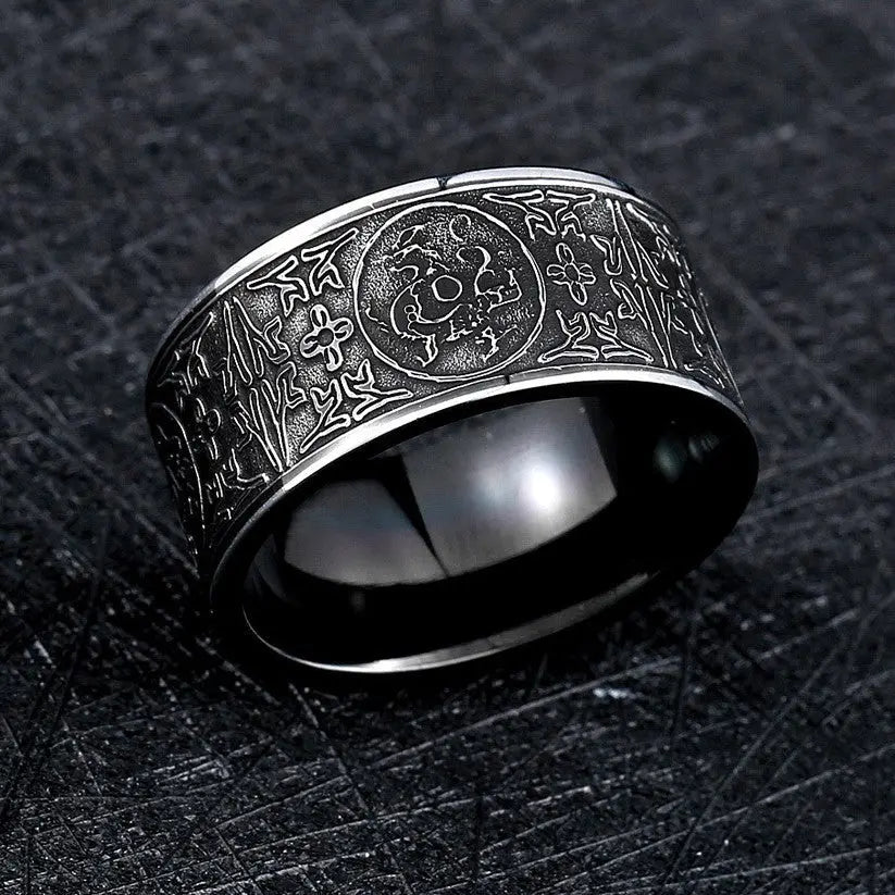 Four God Beast Stainless Steel Ring - Vrafi Jewelry