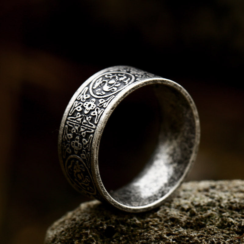 Four God Beast Stainless Steel Ring