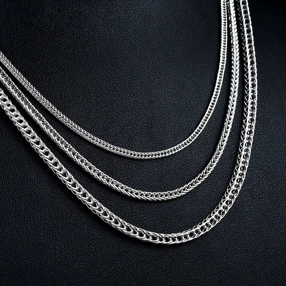 Foxtail Chain Stainless Steel Necklace VRAFI