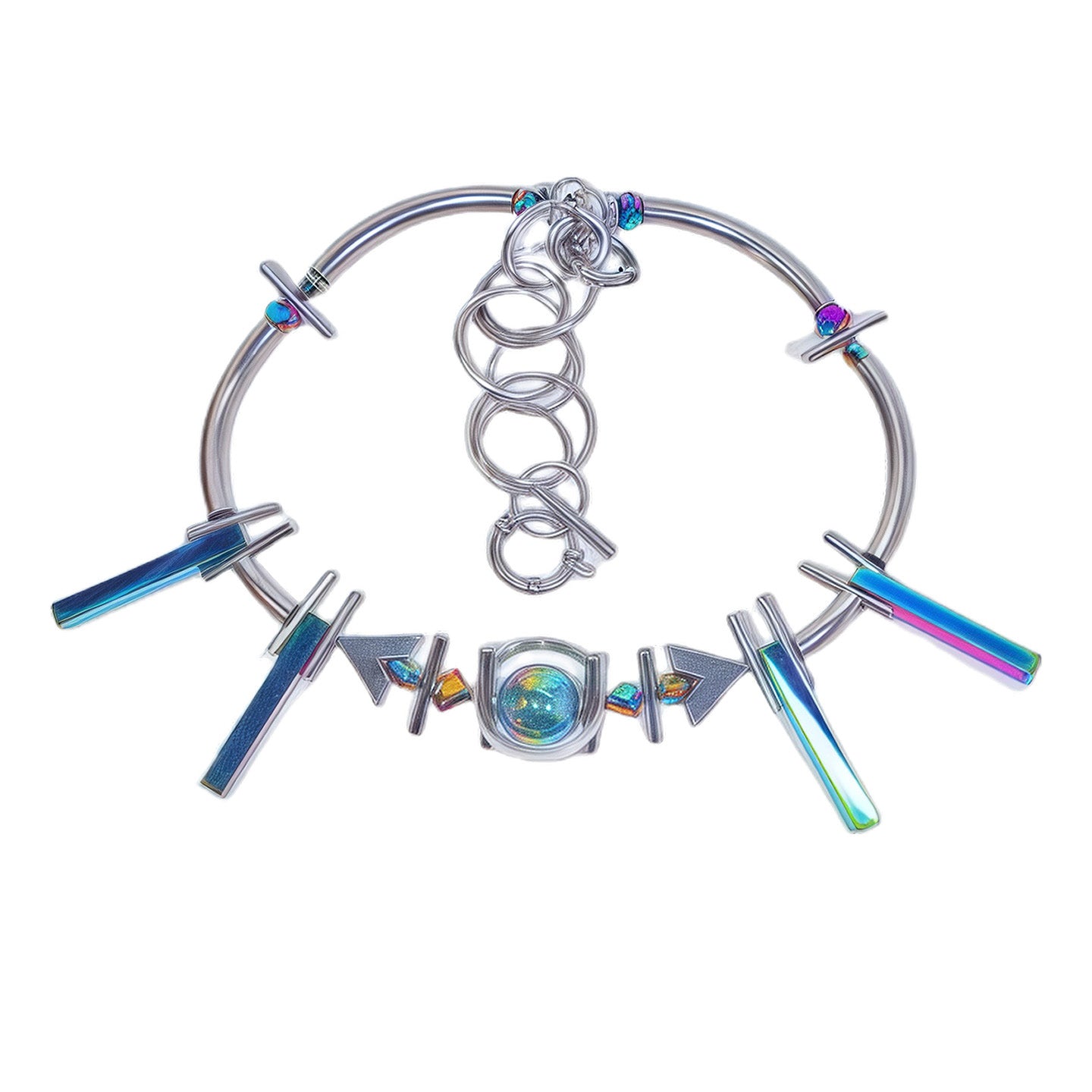 Gemstone Unisex Choker Necklace