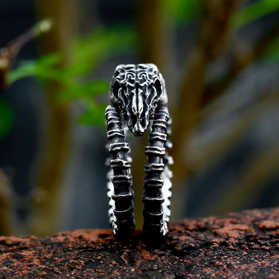 Goat Skull Stainless Steel Rings VRAFI