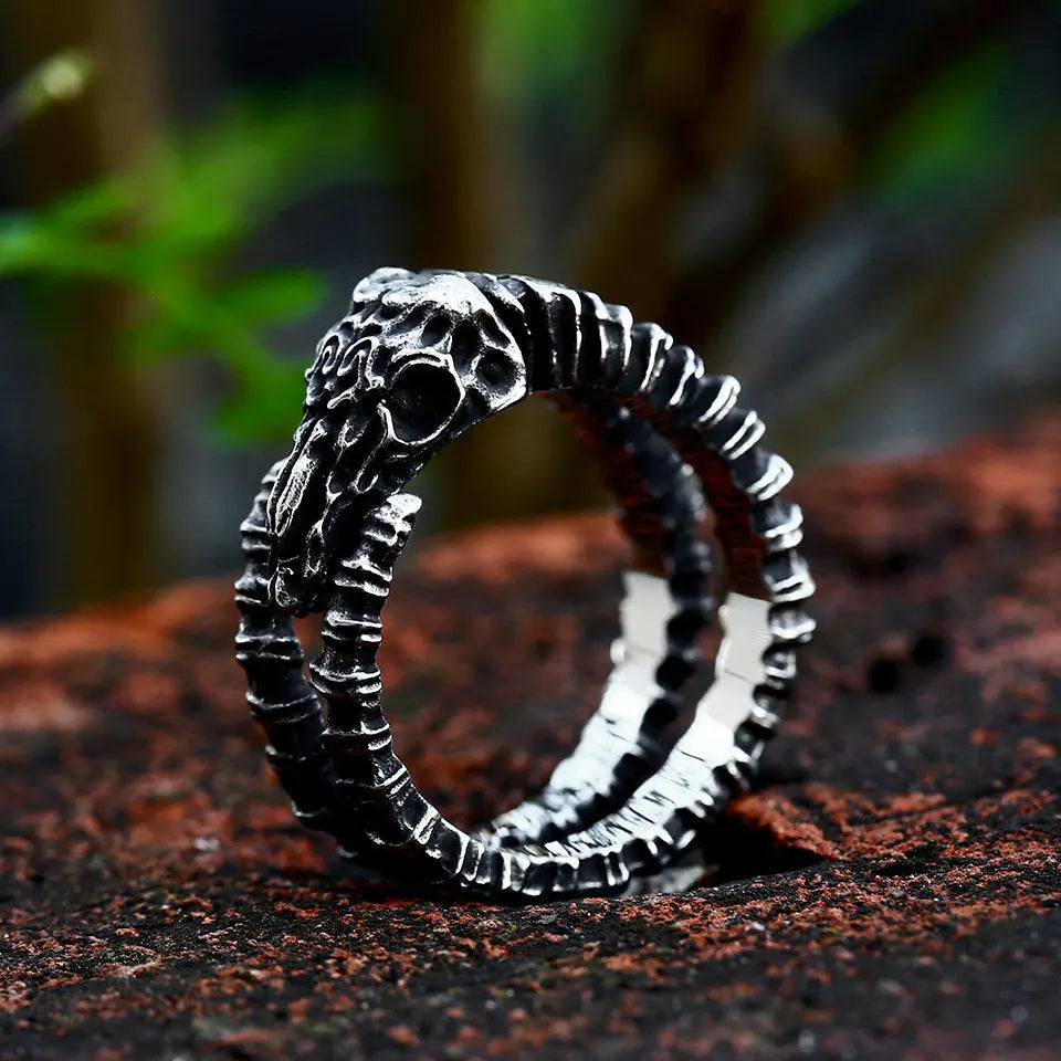 Goat Skull Stainless Steel Rings VRAFI