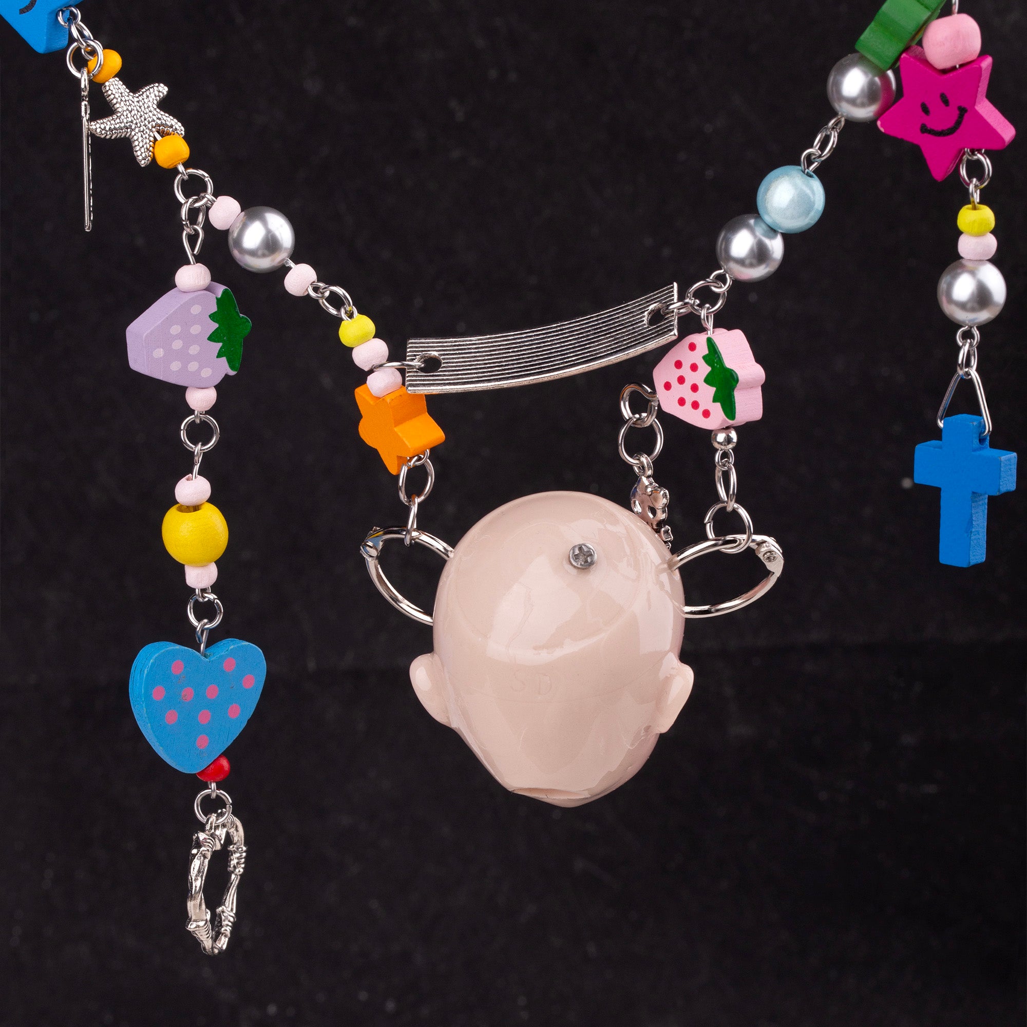 Dopamine Doll Head Necklace