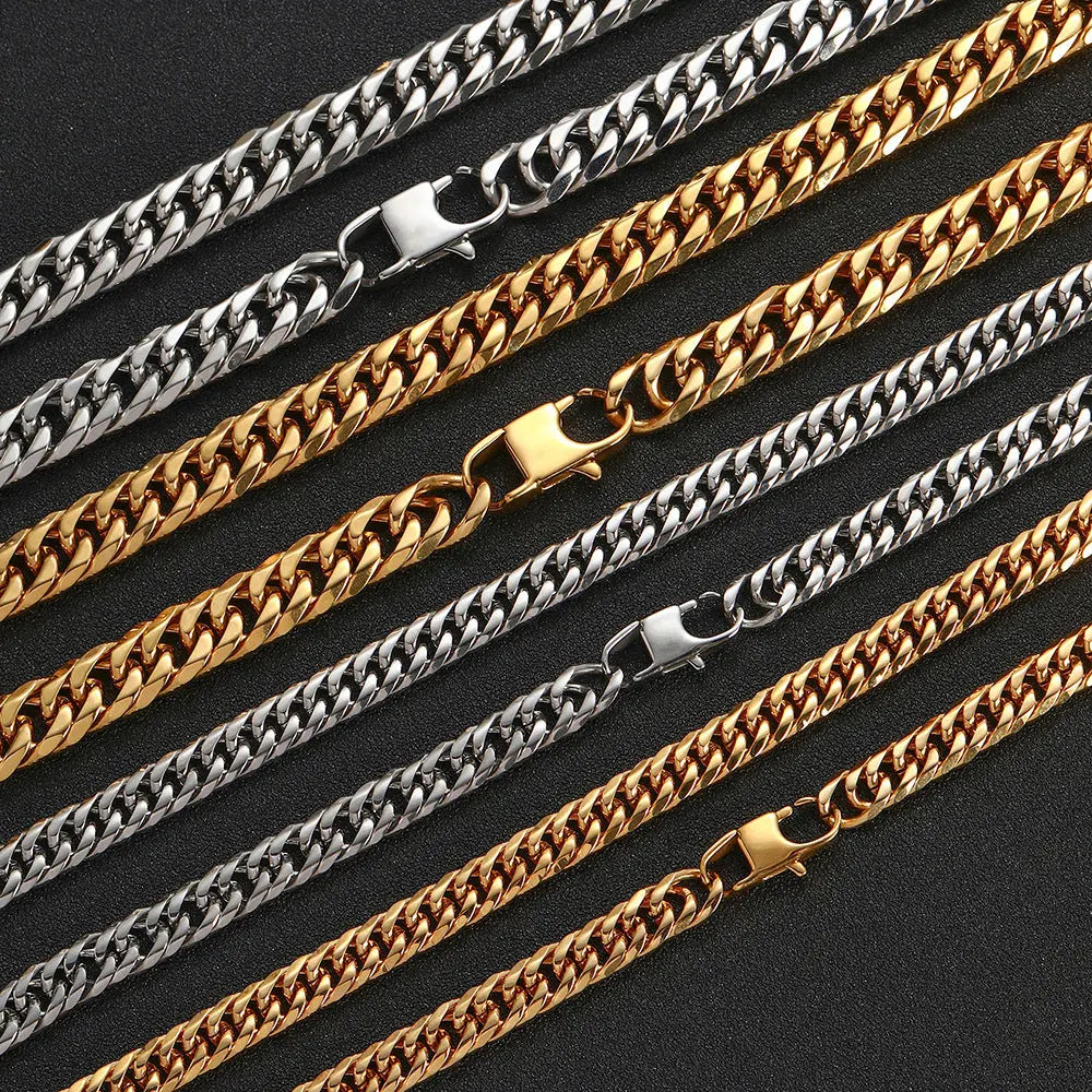 Hip Hop Lobster Clasp Chain-Gold VRAFI