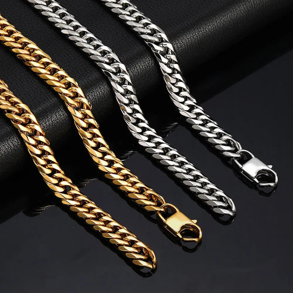 Hip Hop Lobster Clasp Chain-Gold VRAFI