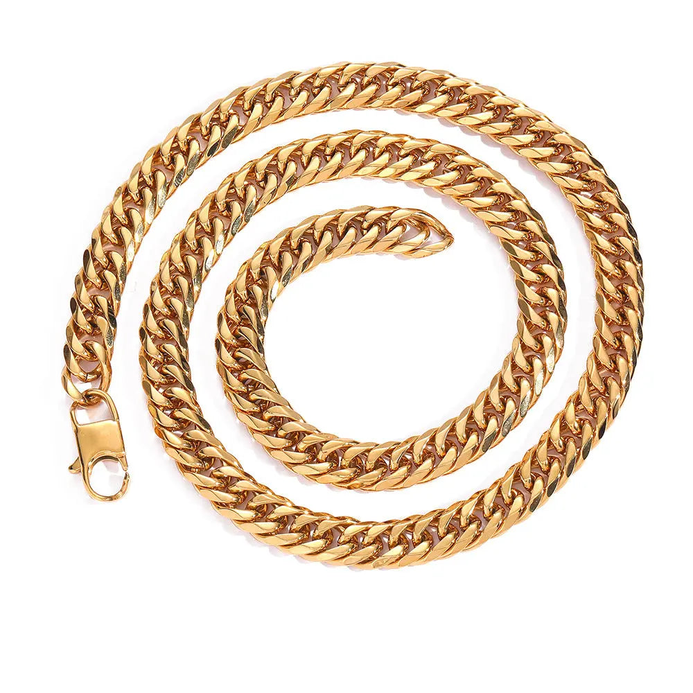 Hip Hop Lobster Clasp Chain-Gold VRAFI