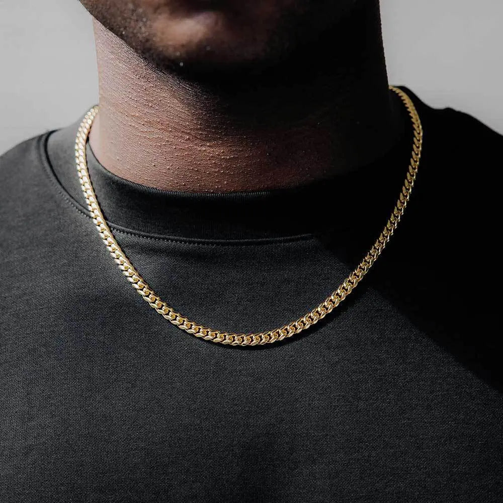 Hip-hop Intensive Grinding Buckle Cuban Chain Vrafi Jewelry