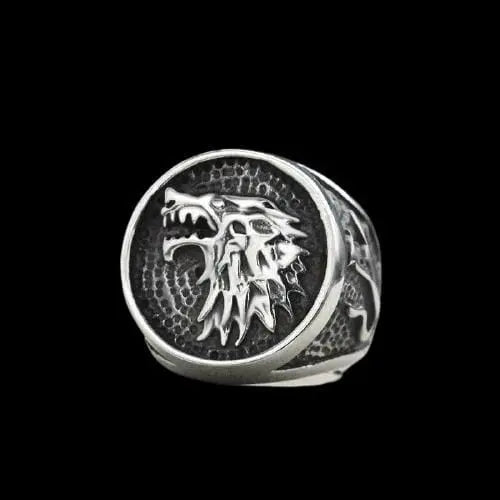 House Stark Direwolf Stainless Steel Ring VRAFI