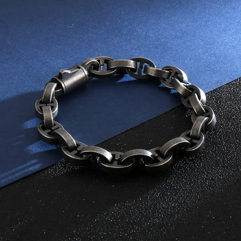 Interlocking Stainless Steel Bracelet - Vrafi Jewelry