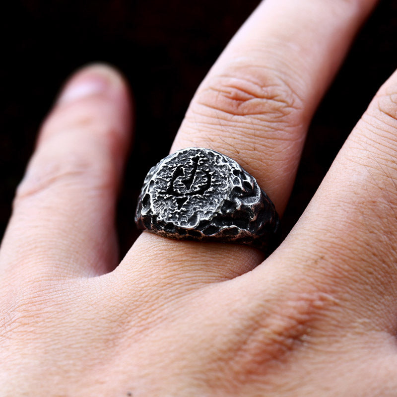 Sauron Mark Stainless Steel Ring-Vrafi Jewelry