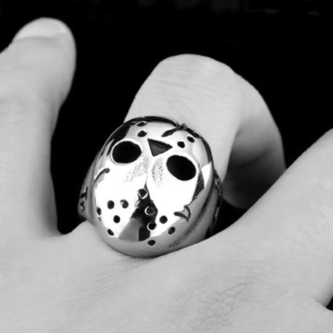 Jason Voorhees Stainless Steel The 13th Ring - Vrafi Jewelry