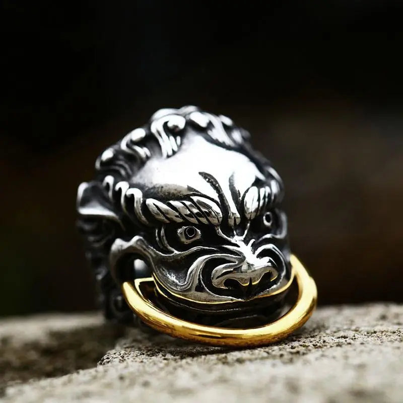 Kirin Head Stainless Steel Ring VRAFI