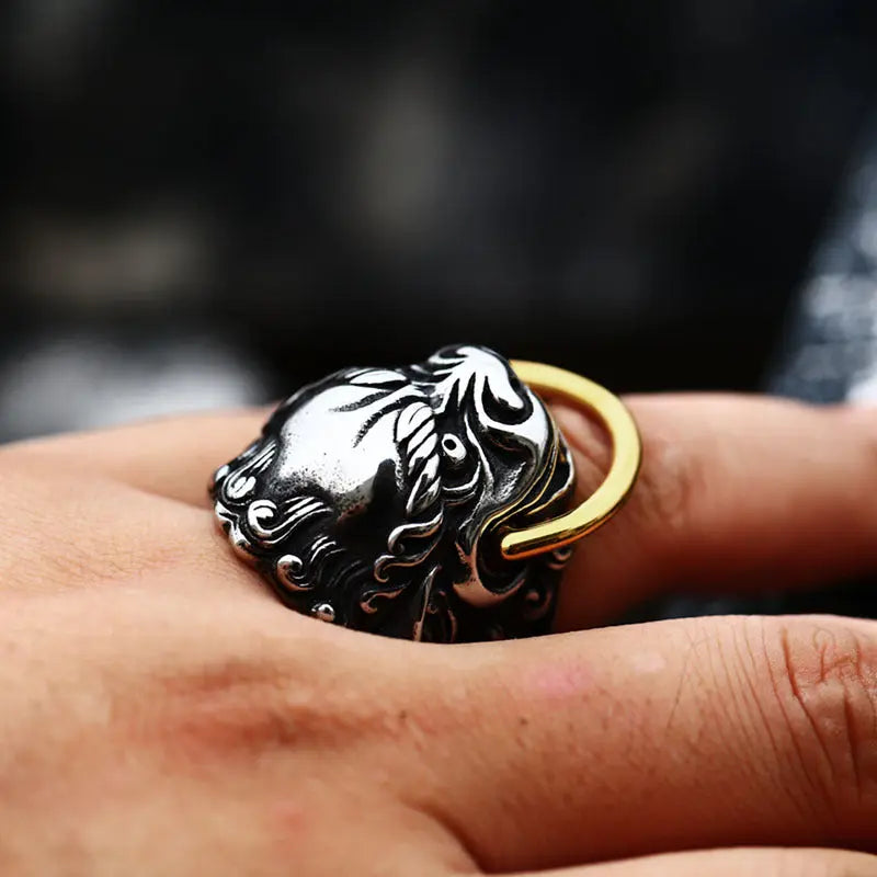 Kirin Head Stainless Steel Ring VRAFI