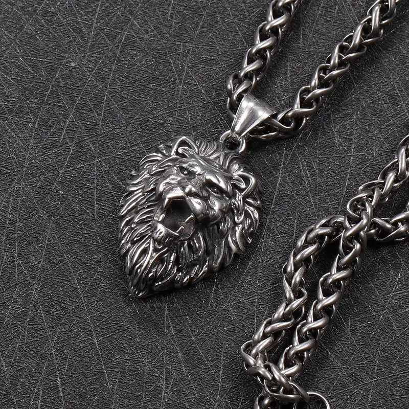 Lion King Stainless Steel Pendant VRAFI