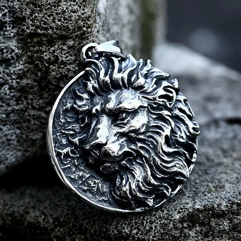 Lion Stainless Steel Pendant VRAFI