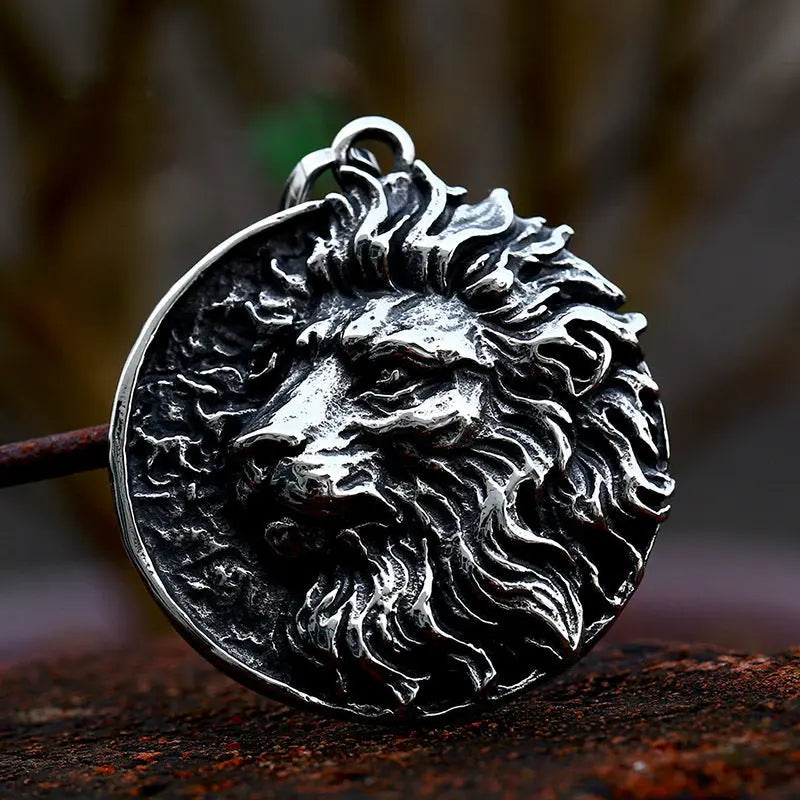 Lion Stainless Steel Pendant VRAFI