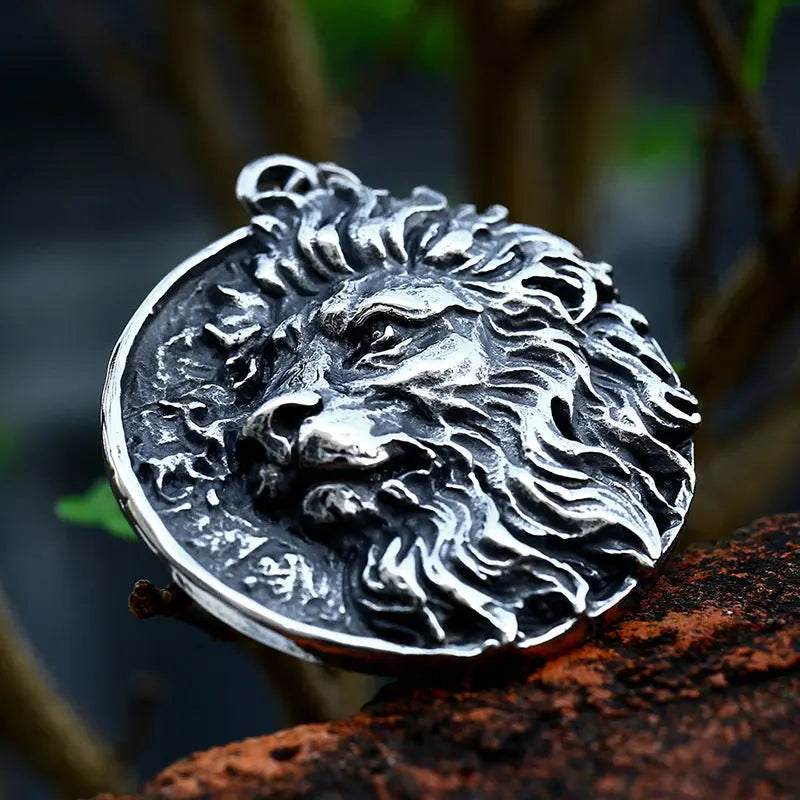 Lion Stainless Steel Pendant VRAFI