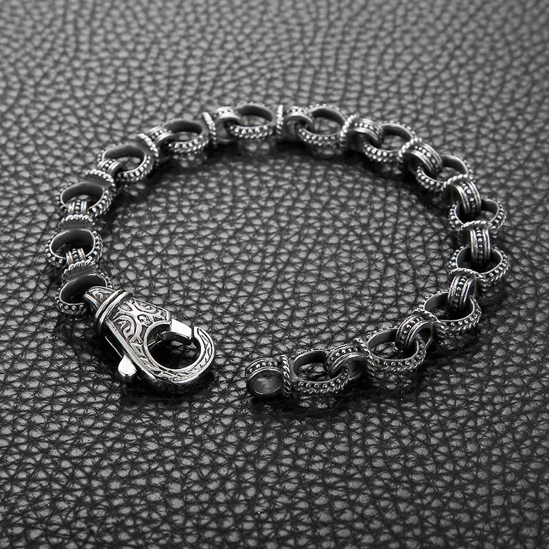 Lobster Clasp Stainless Steel Link Bracelet VRAFI