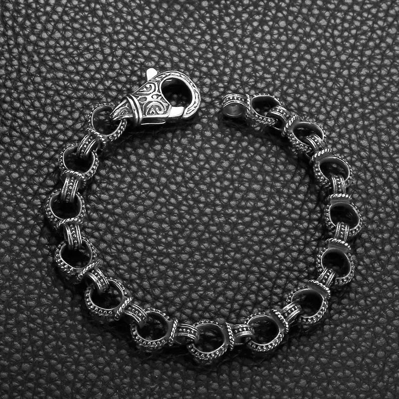 Lobster Clasp Stainless Steel Link Bracelet VRAFI