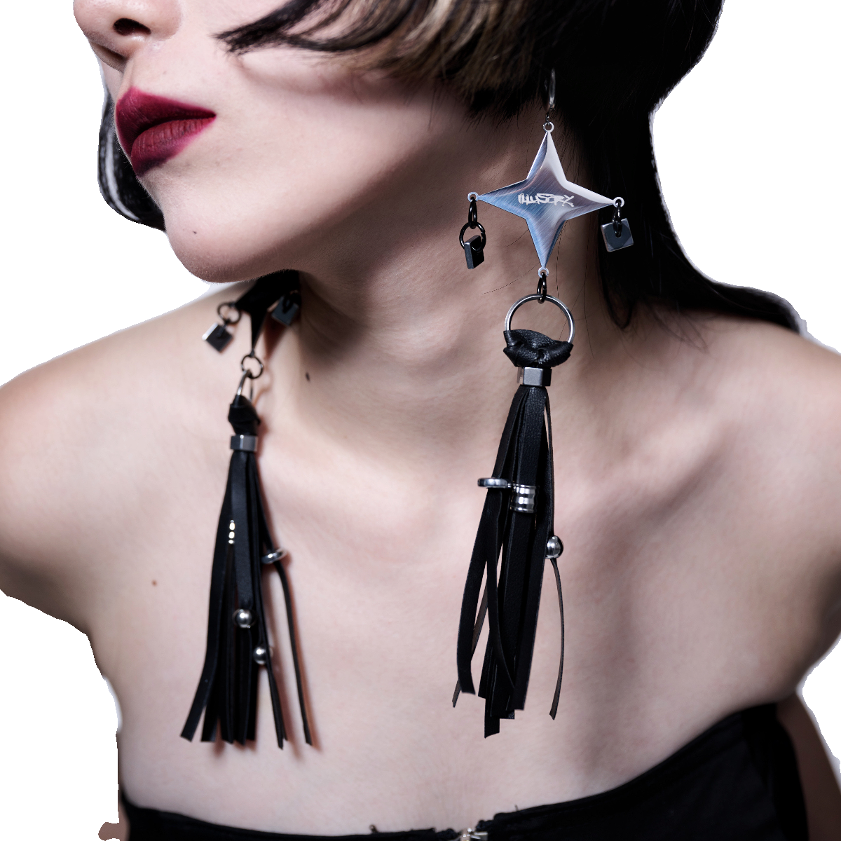 Luxury Leather Tassel Earrings