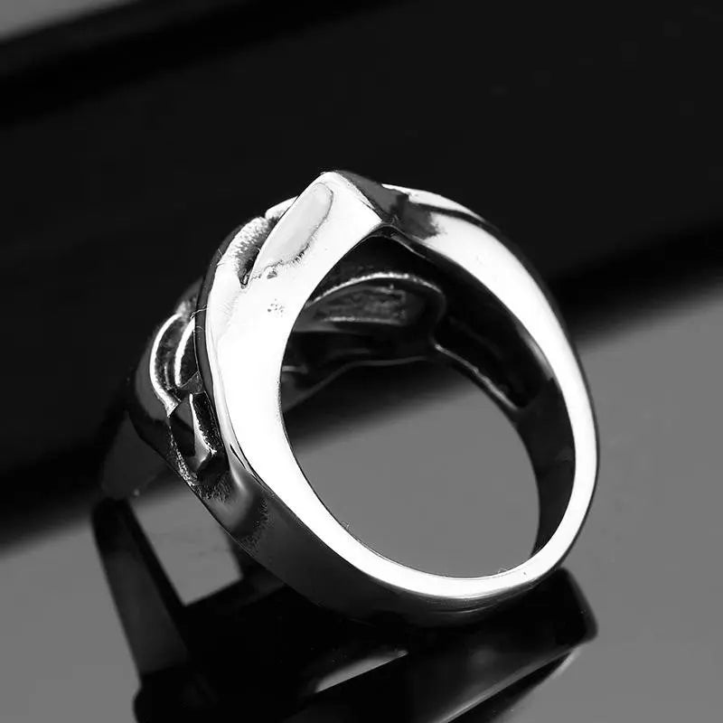 MF Doom Mask Stainless Steel Ring - Vrafi Jewelry