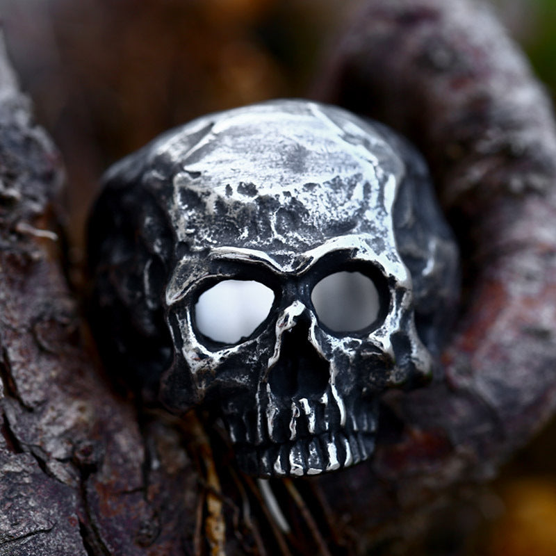 Men's Punk Skull Stainless Steel Ring