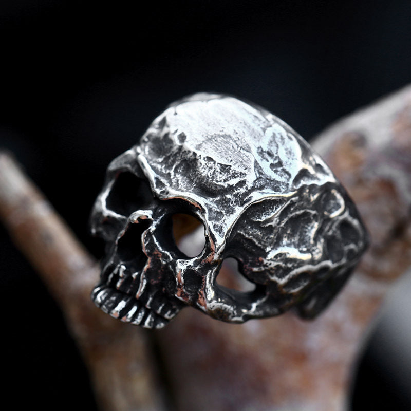 Men's Punk Skull Stainless Steel Ring