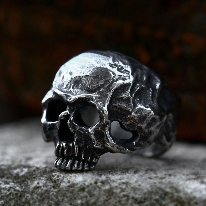 Men's Punk Skull Stainless Steel Ring