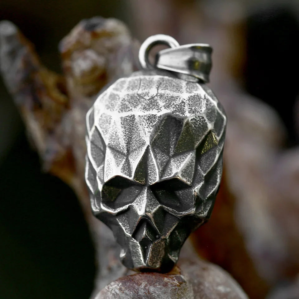 Men's Geometric Skull Stainless Steel Pendant