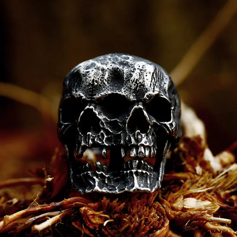 Merging Skull Stainless Steel Ring VRAFI