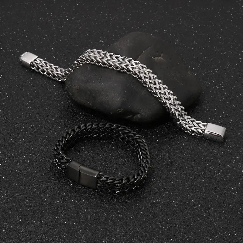 Mesh Chain Stainless Steel Bracelet VRAFI